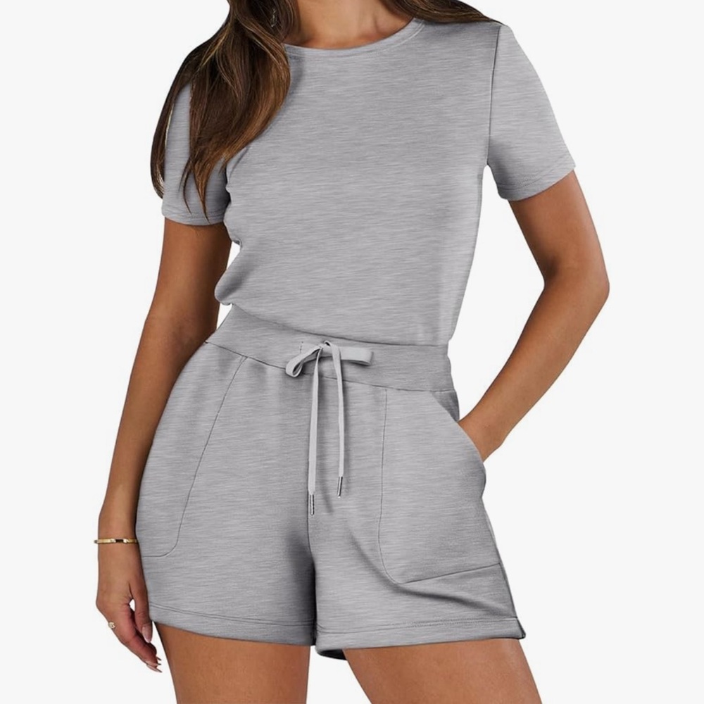 ANRABESS Romper for Women Short Sleeve Summer Tshirt One Piece Jumpsuit
NWT